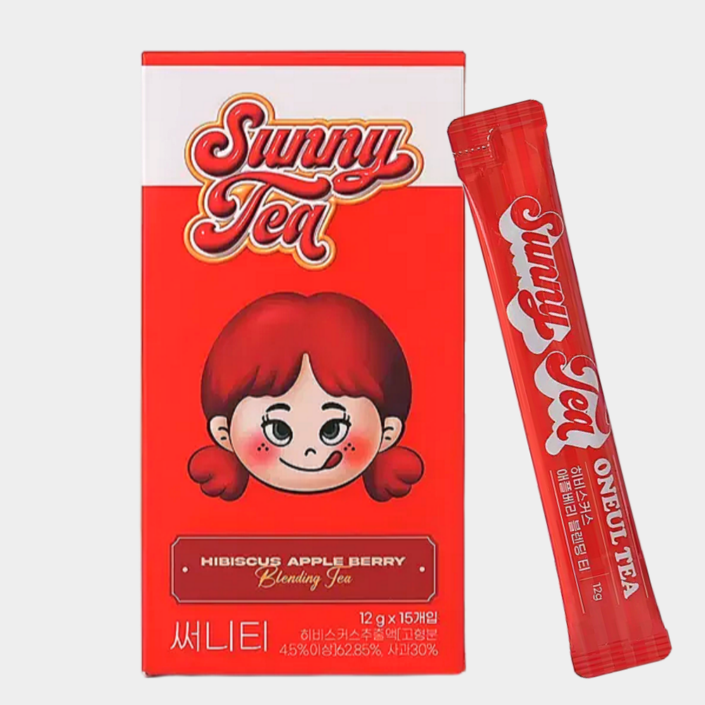 サニーティー 1箱(15本入り) むくみ取り デトックス ノンカフェイン ローズヒップ ハーブティー 韓国茶 お茶 飲料