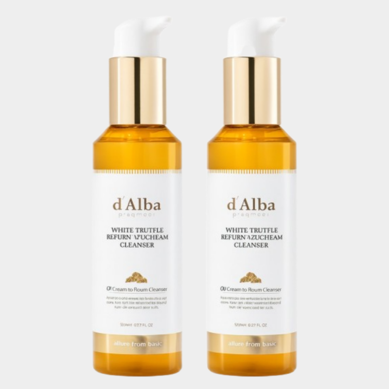 【1+1】d'Alba ヴィーガンセラムクレンザー ポンプタイプ 150ml